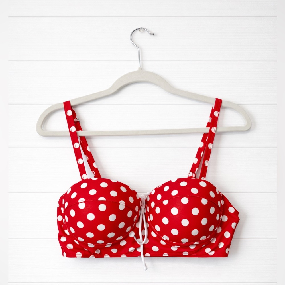 Rosegal Red Polka Dot Bra